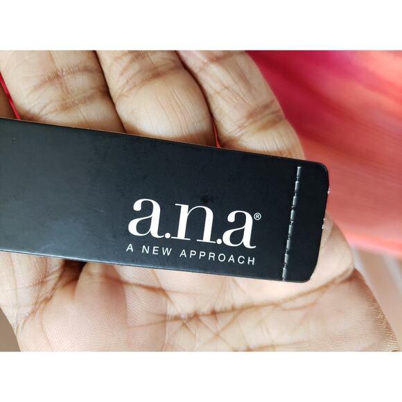 A.N.A Long Maxi Dress Women's Size XL Multi Tie Dye Cinch Waist Back Wrap V Neck - Picture 2 of 14